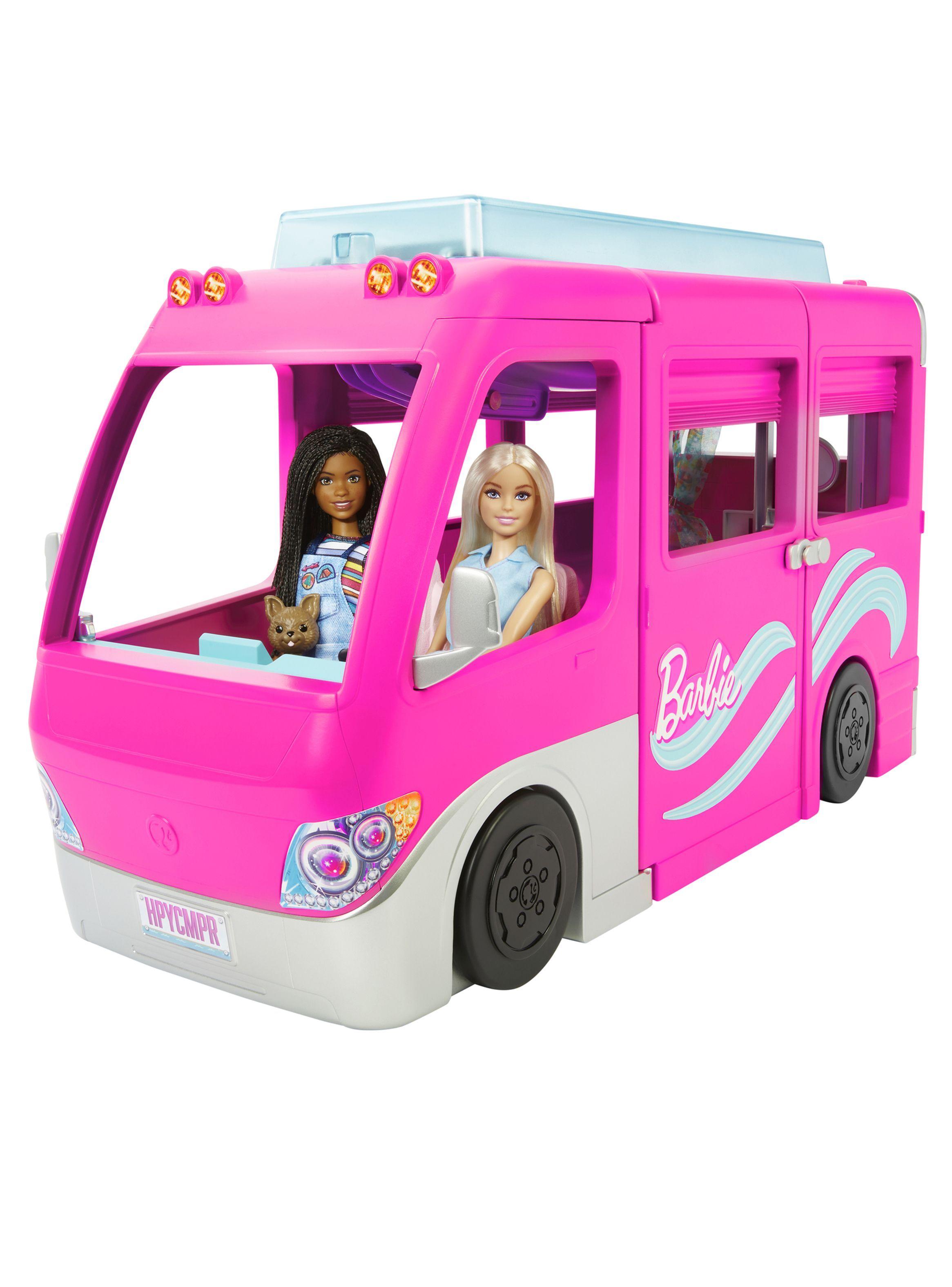 Vehículo Camper de Los Sueños de Muñeca Barbie de Mattel-1