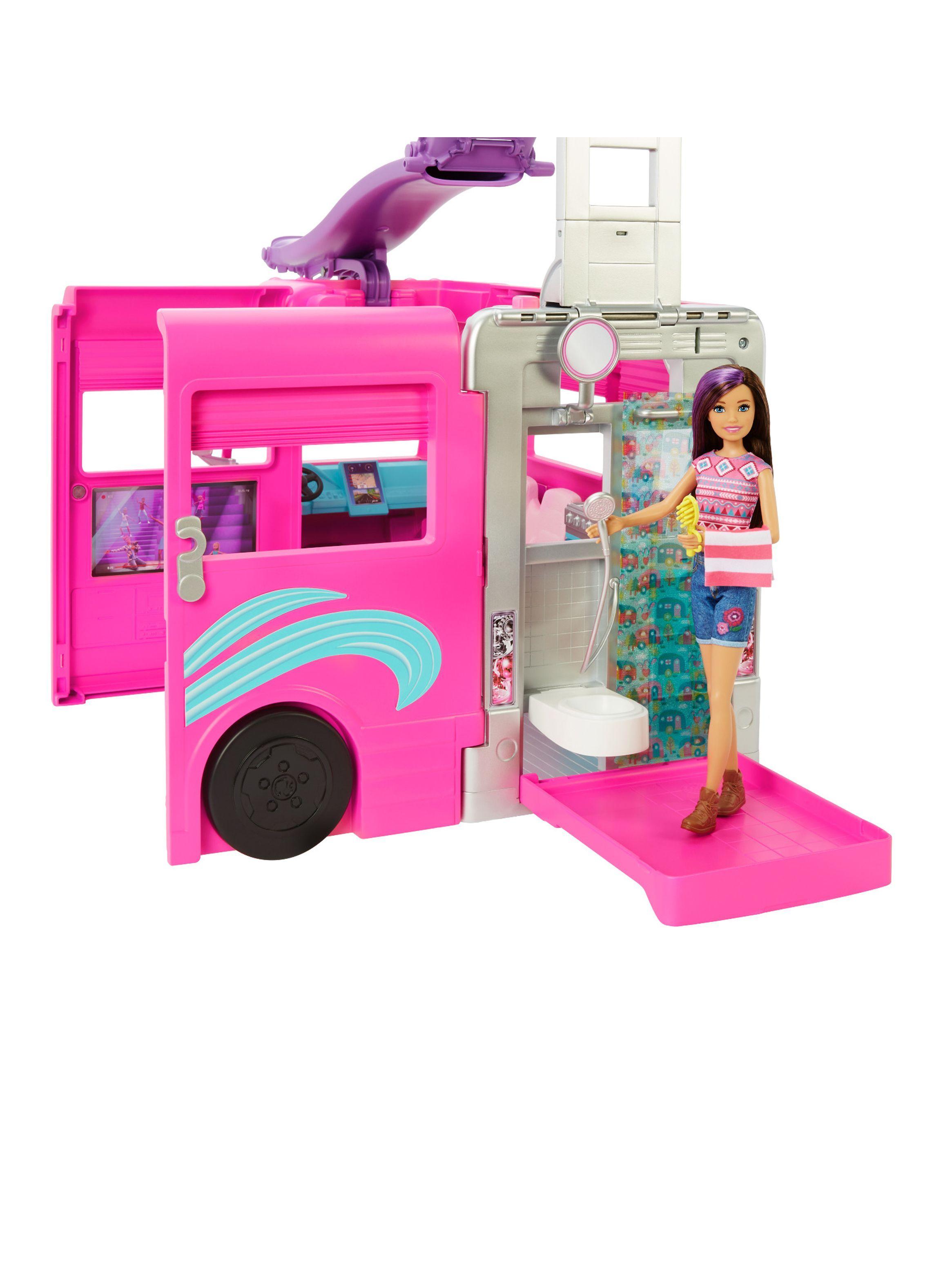 Vehículo Camper de Los Sueños de Muñeca Barbie de Mattel-3