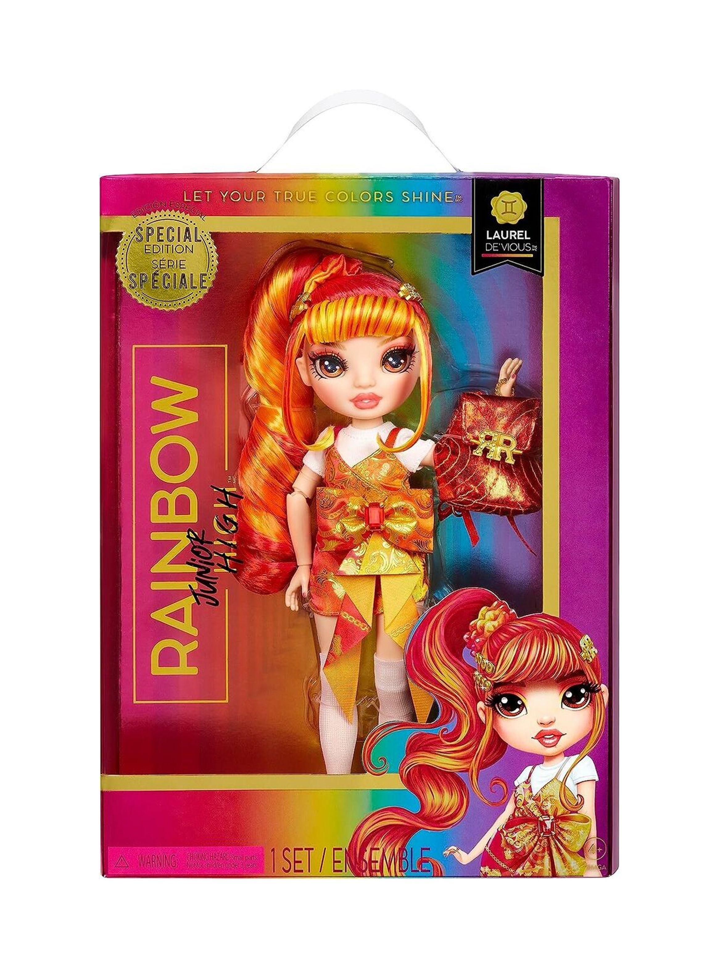 Muñeca Laurel Devious de Rainbow Junior High Fashion Doll-6