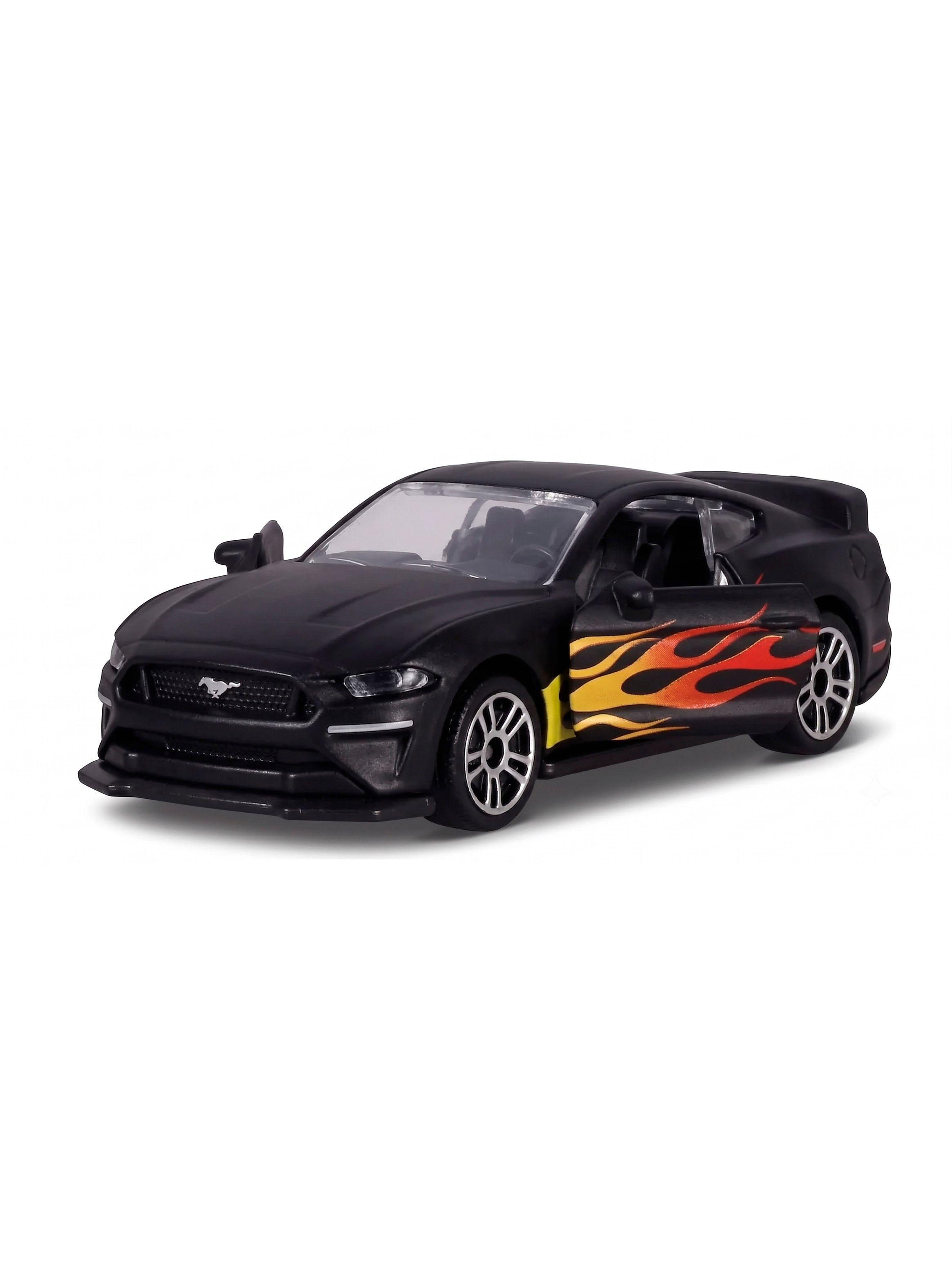 Auto Metal Majorette Ford Mustang GT 1 64 Fuego Negro-2