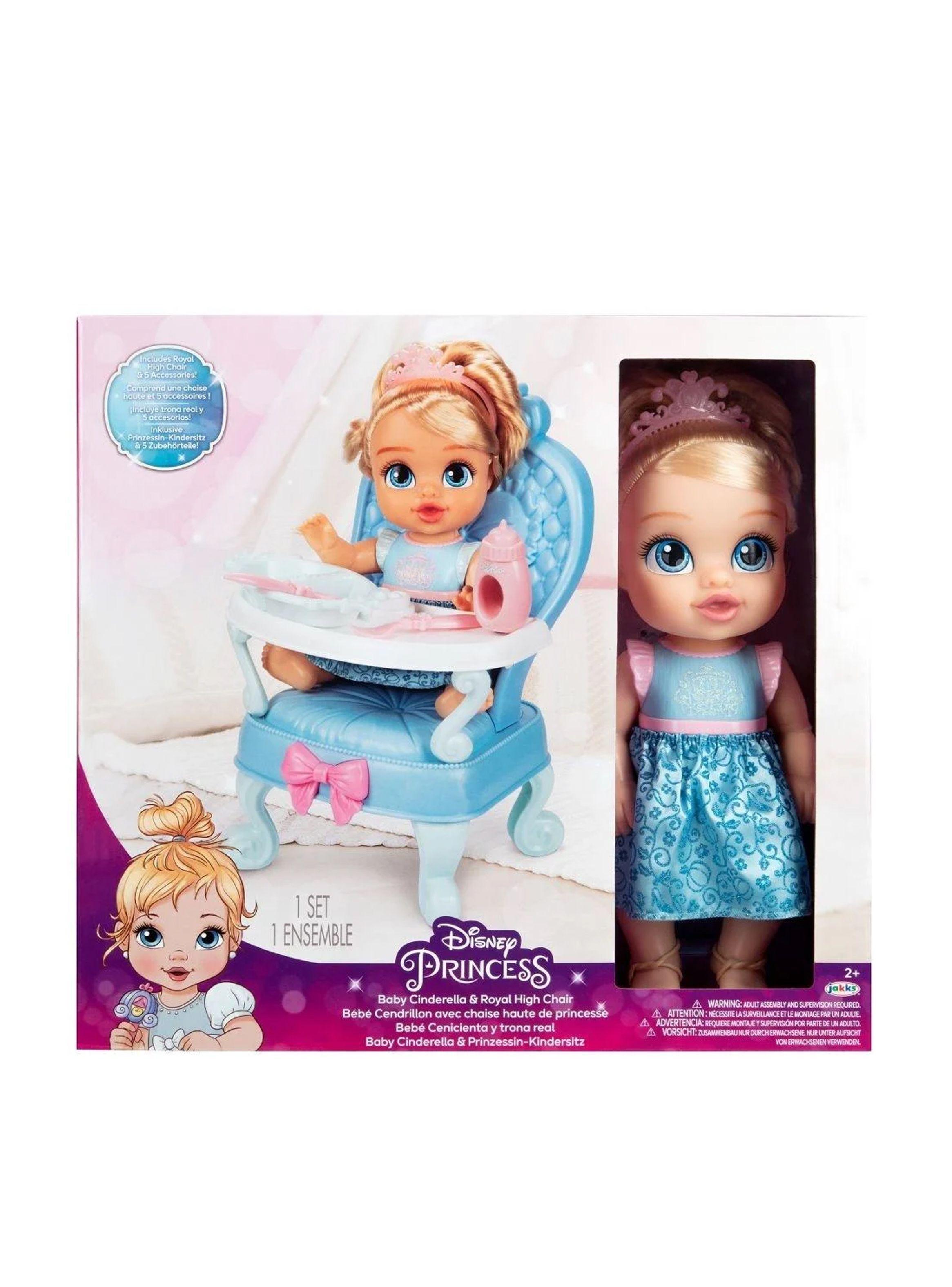 Muñeca Princesa Disney Bebé Cenicienta Y Trono Real de Jakk Pacific-2