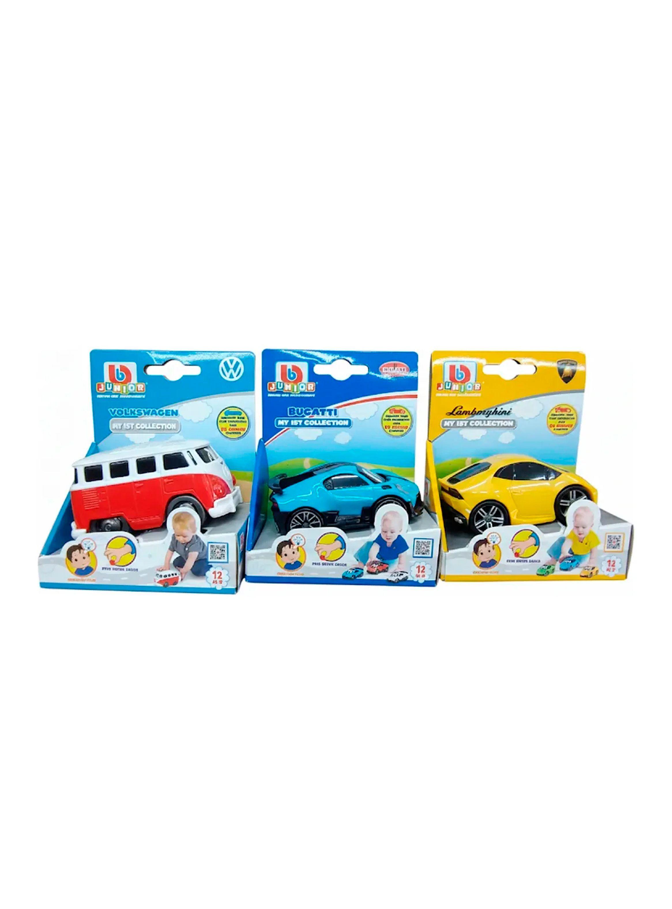 Pack 3 Autos Burago Junior My1stcollection Vw Bugatti Lamborghini-4