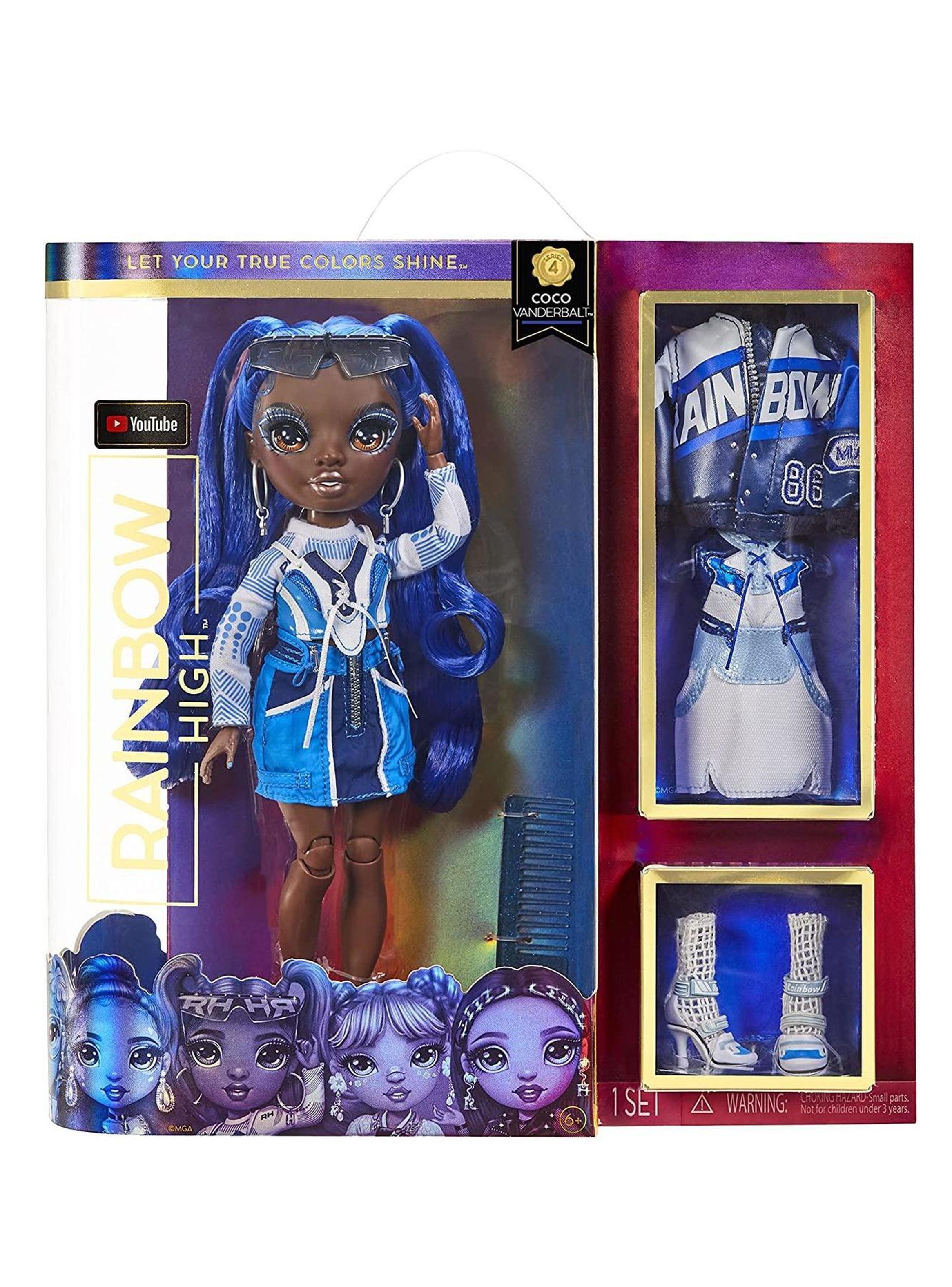 Muñeca Coco Vanderbalt Rainbow High Core Fashion Doll de MGA Entertainment-4