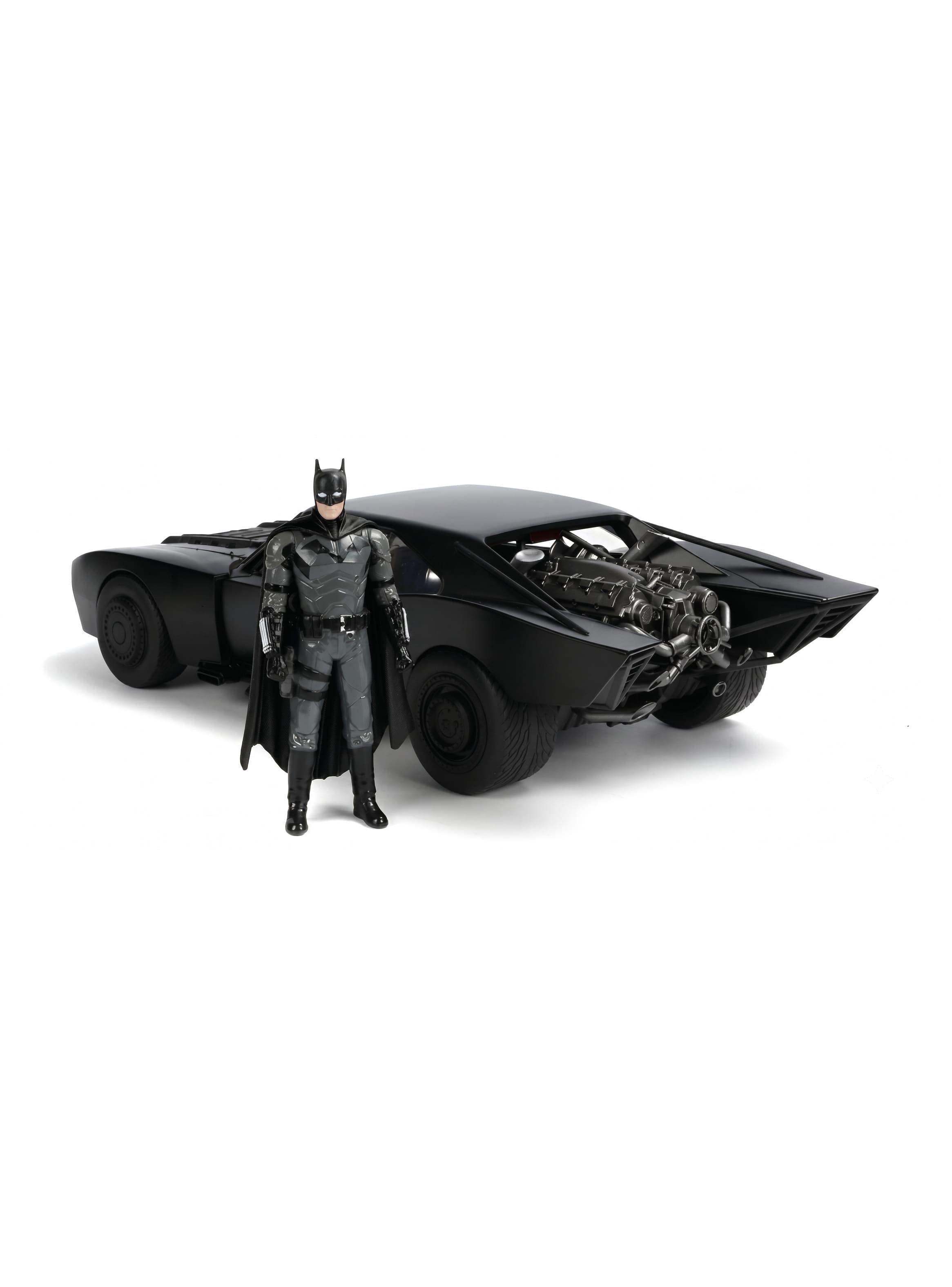 Batimovil 2022 Con Figura Batman Metal 1 24 Jada Original-3