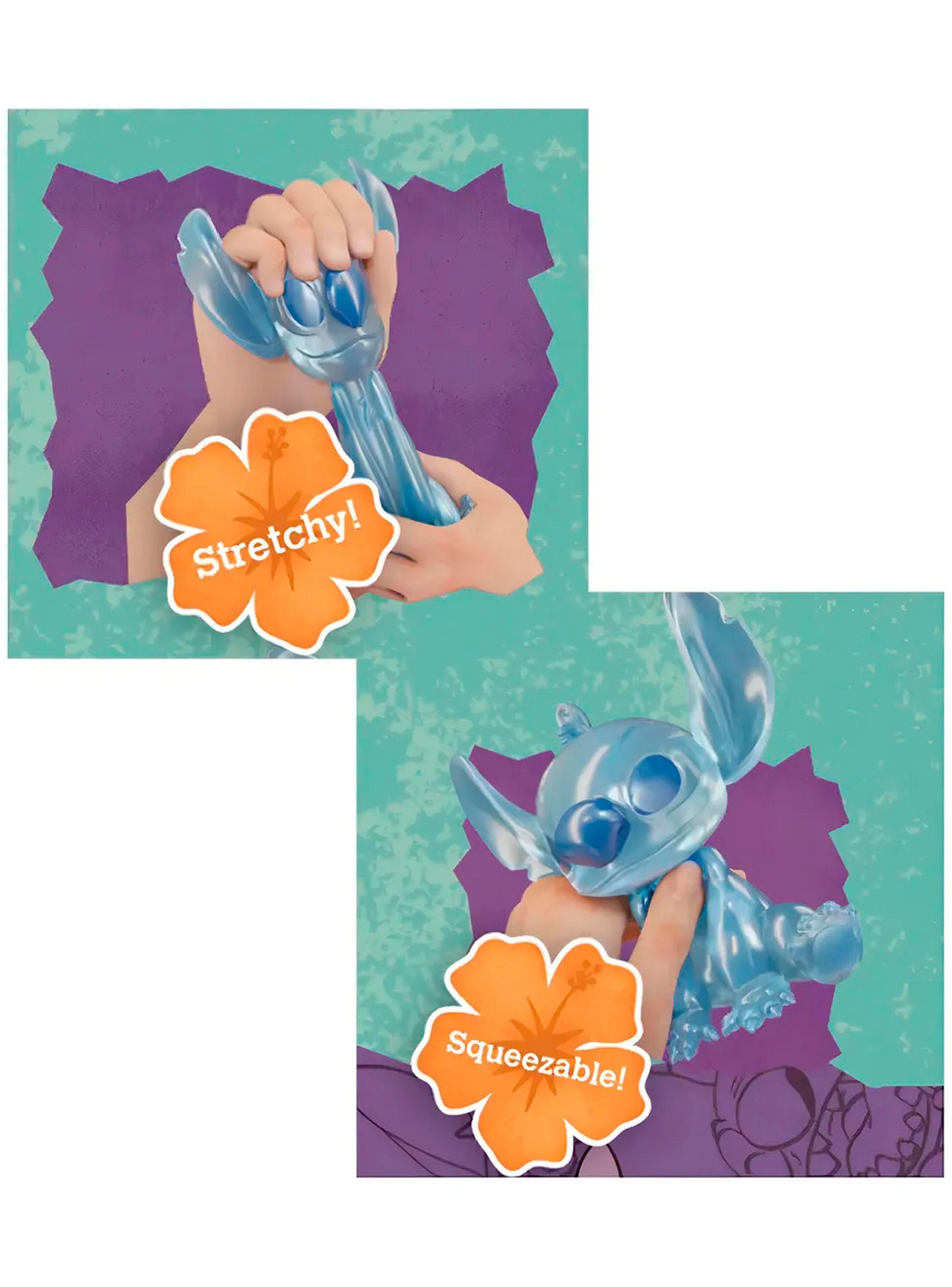 Figura Stitch Squish Friends Transparente Brillo Disney-3