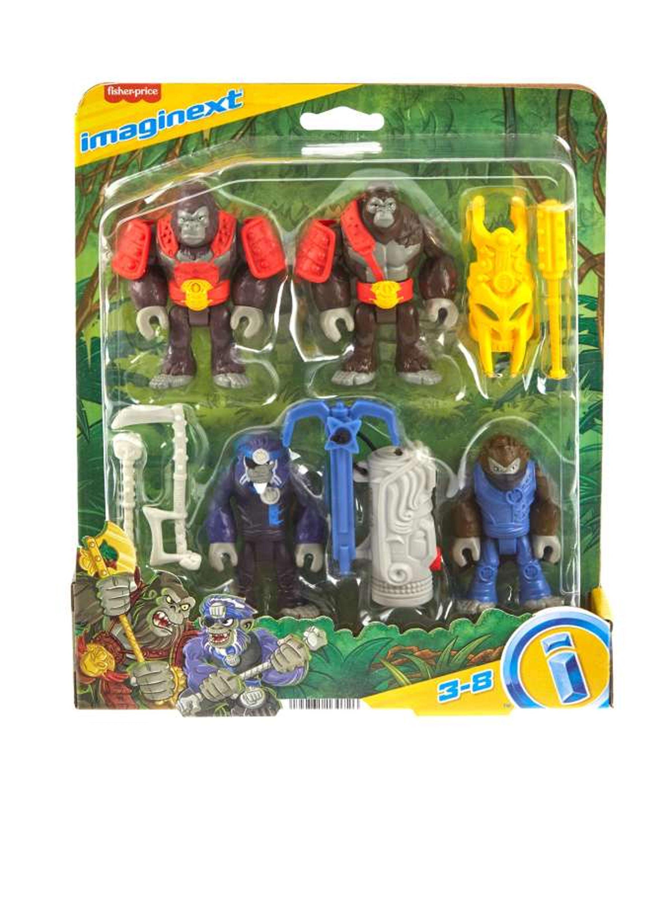 Figura Mundo Aventura Gorilas Y Monos de Imaginext-4