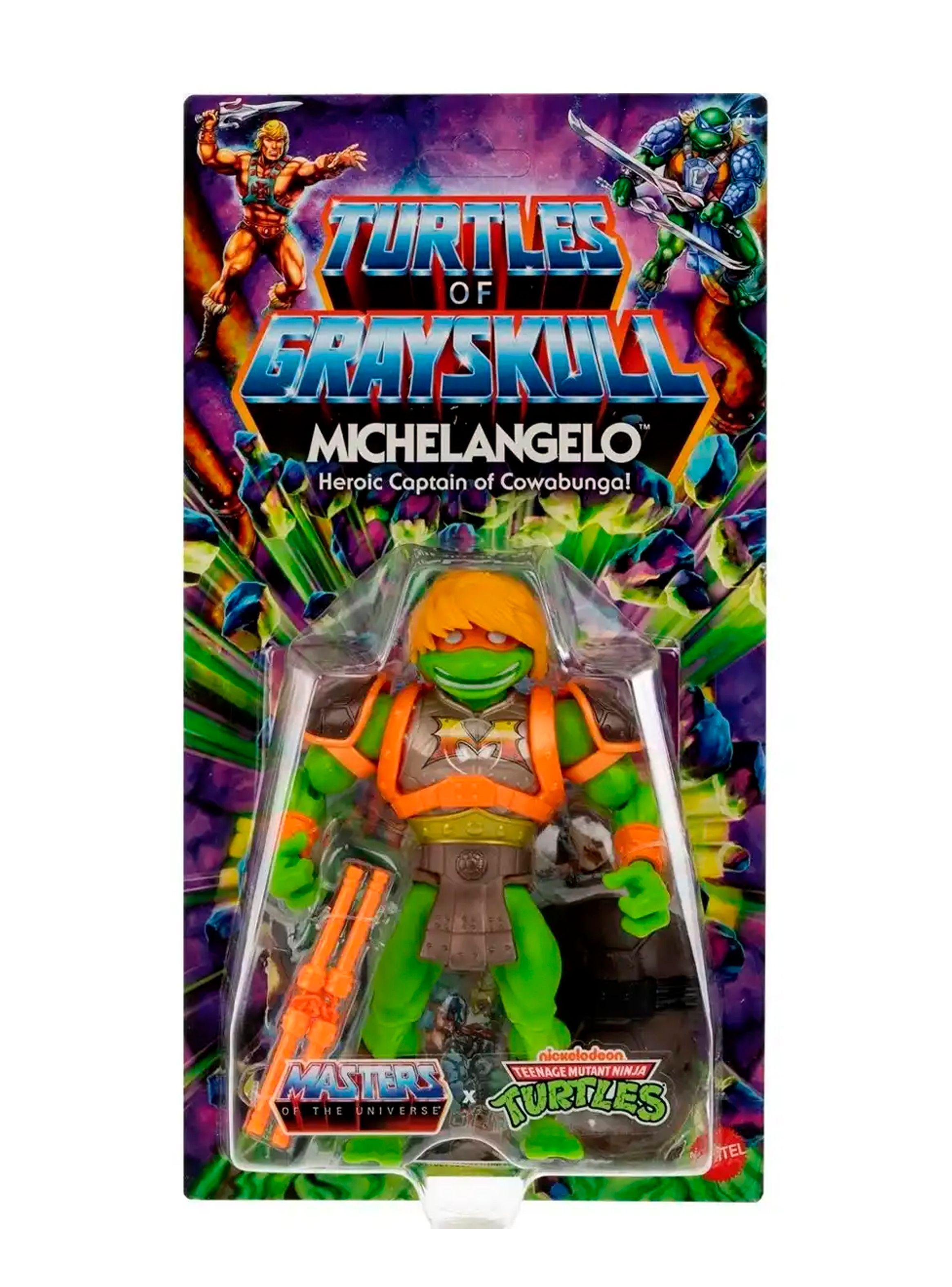 Figura Michelangelo | MOTU x Tortugas Ninja: Turtles of Grayskull-3