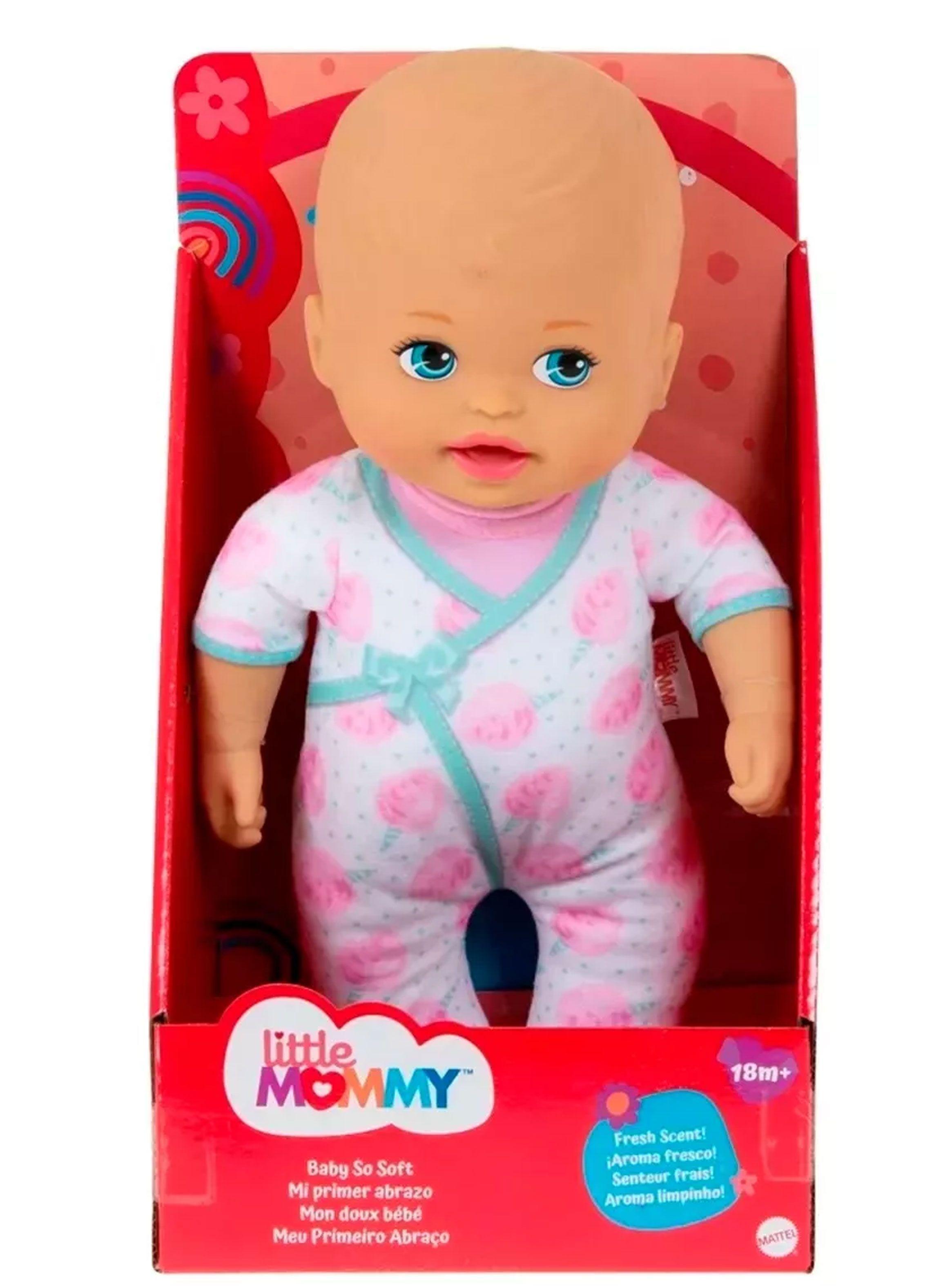 Muñeca Little Mommy Mi Primer Abrazo Algodón D Azúcar Mattel-3