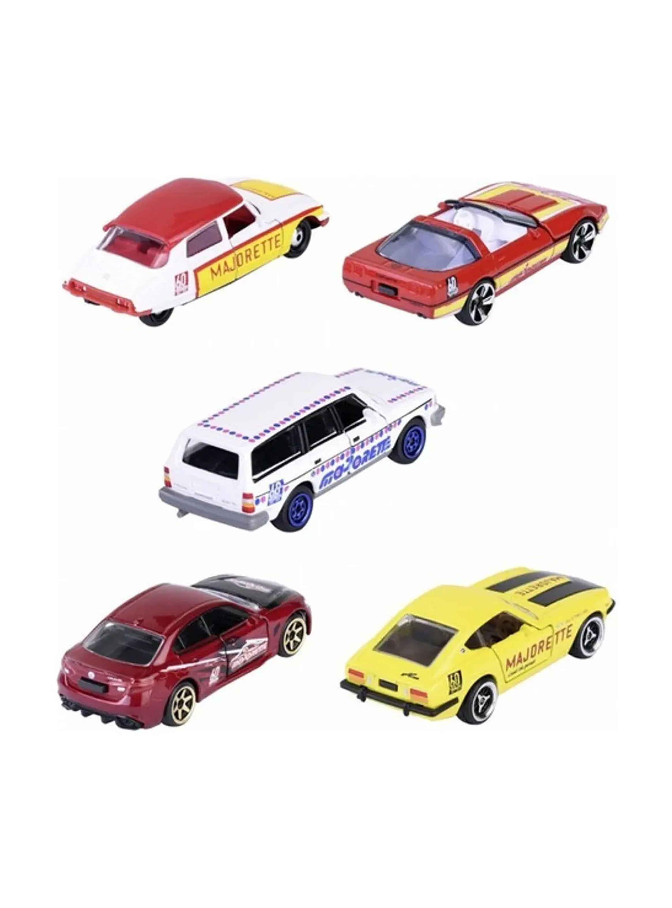 Pack 5 Vehículos Deportivos Edición 60 Aniversario Escala 1:64 de Majorette-3