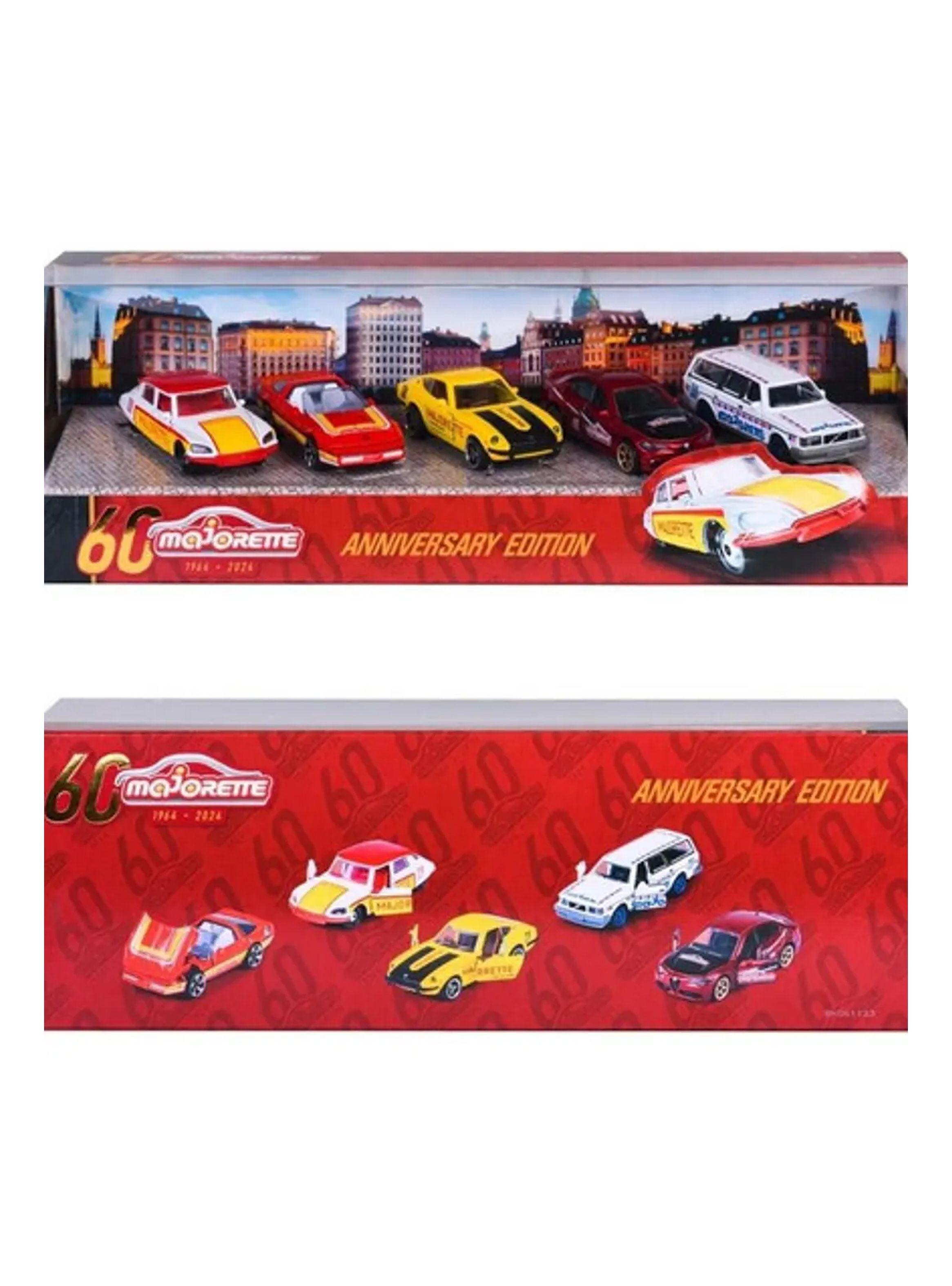 Pack 5 Vehículos Deportivos Edición 60 Aniversario Escala 1:64 de Majorette-7