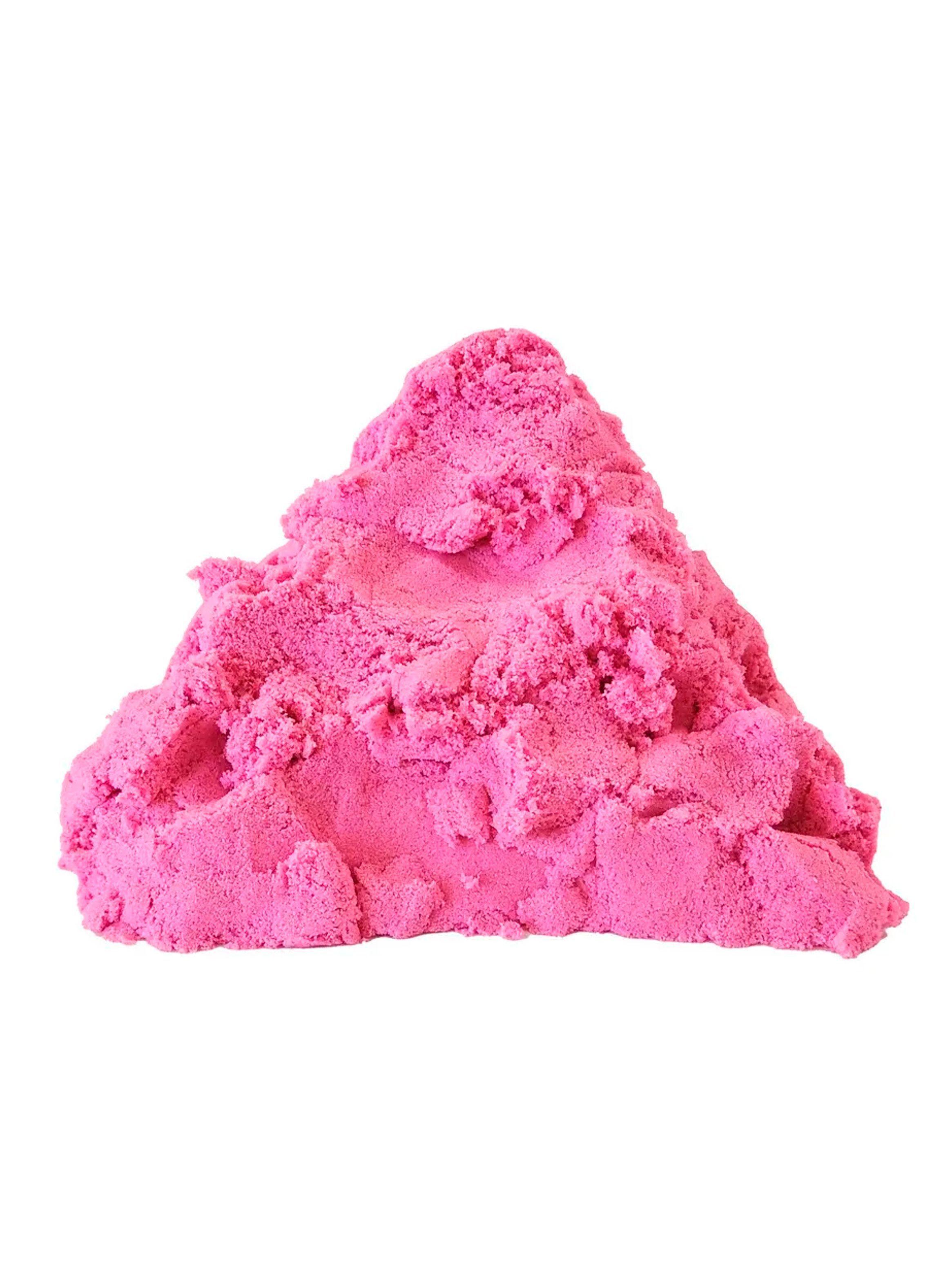 Arena Magica Adetec 1kg Rosada Con Moldes niños 3+-2