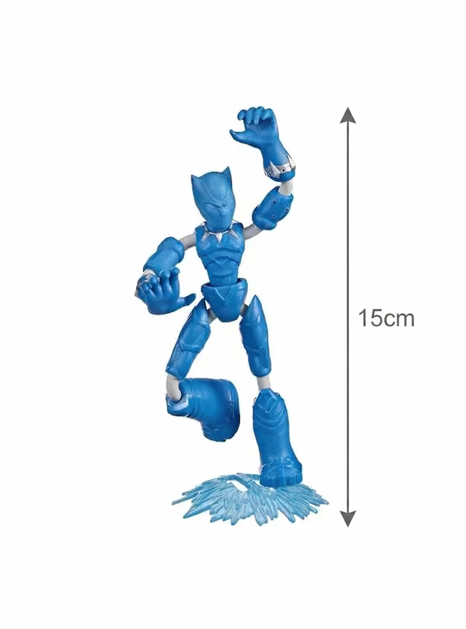 Figura Black Panther Misión De Hielo Marvel Avengers Bend And Flex de Hasbro-2