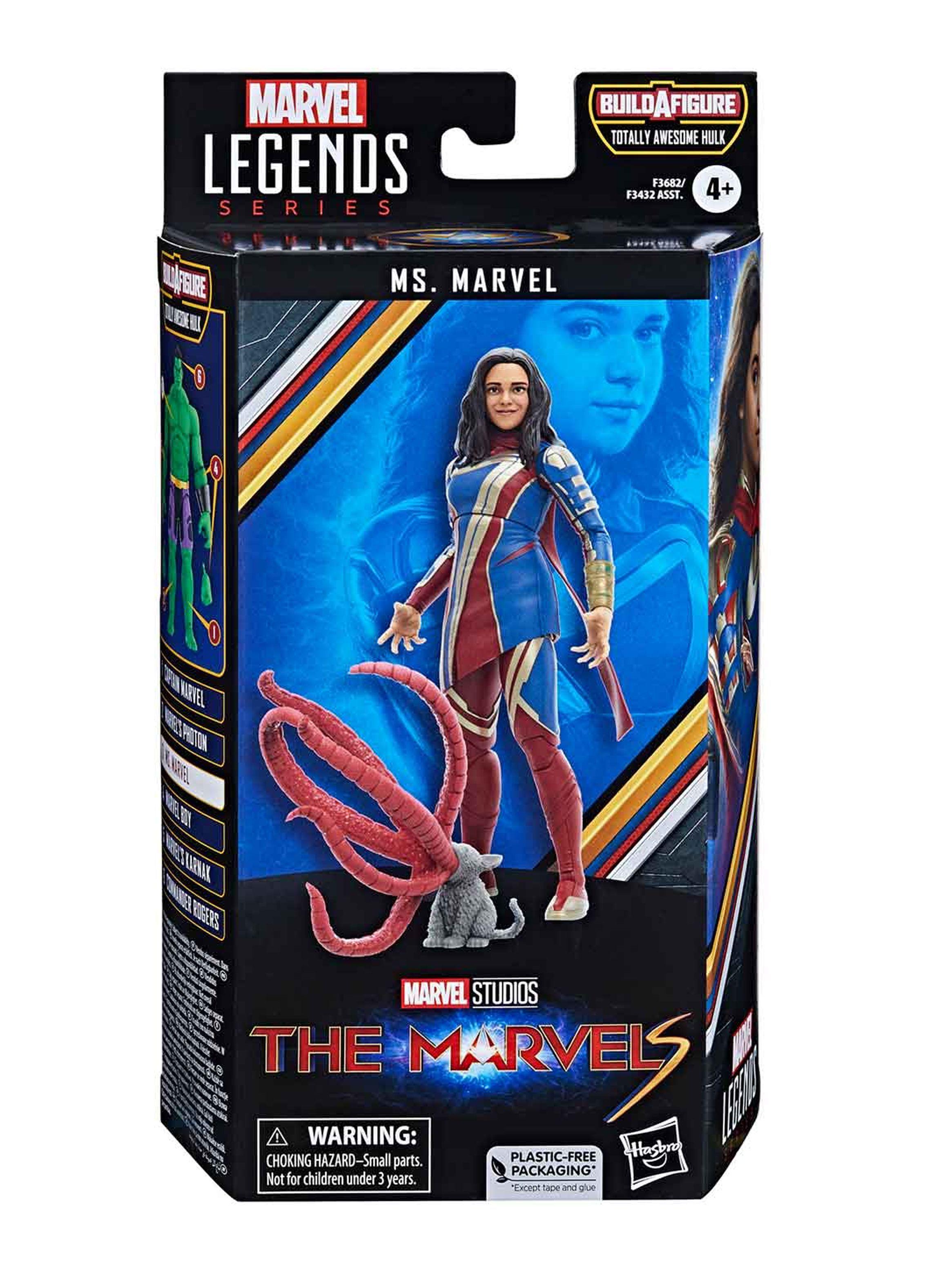 Figura de Acción Coleccionable de Ms. Marvel Marvel Legends Series de Hasbro-3