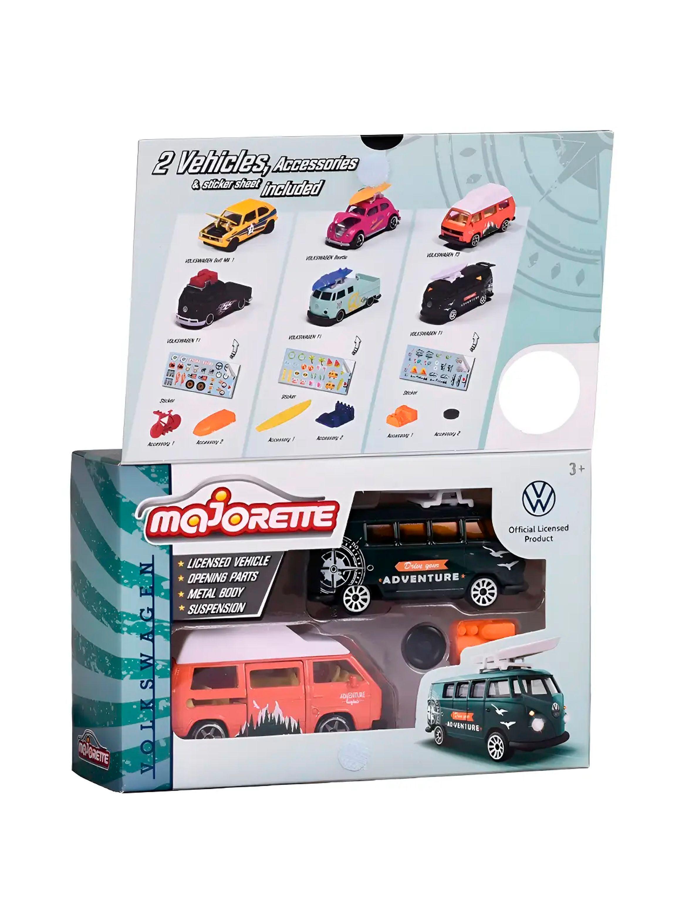 Set 2 Autos Metal 1:64 Vw The Originals Majorette Original-2