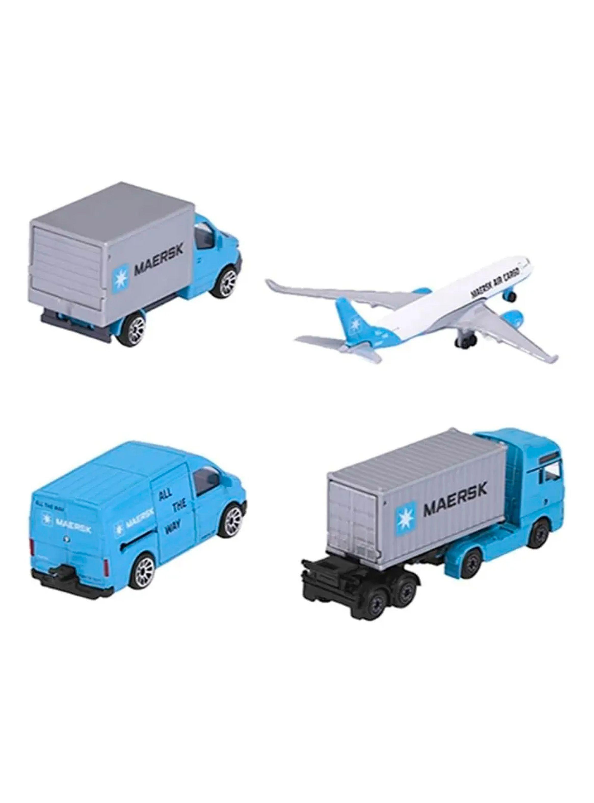 Set 5 Vehículos Logística Maersk | Majorette 1:64-3