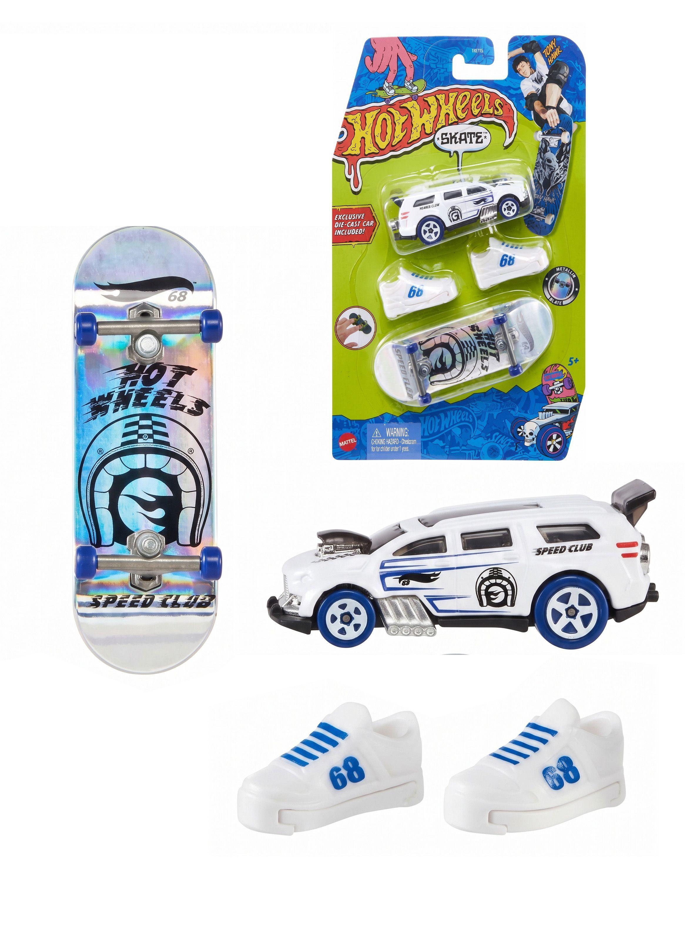 Auto Metal 1:64 Con Patineta Fingerboard Nitro-0