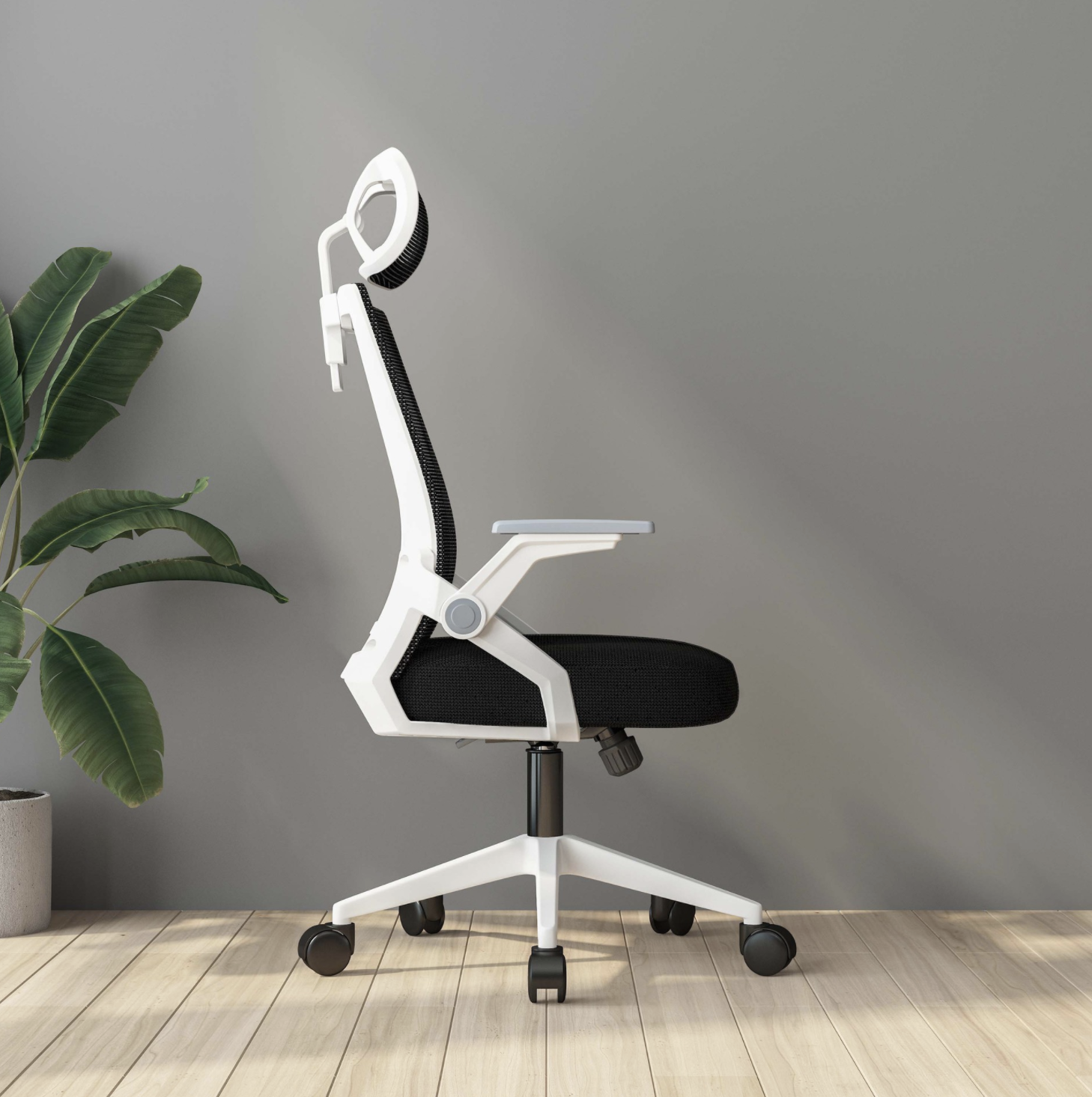 Silla Oficina Escritorio Ejecutiva con cabecera-3