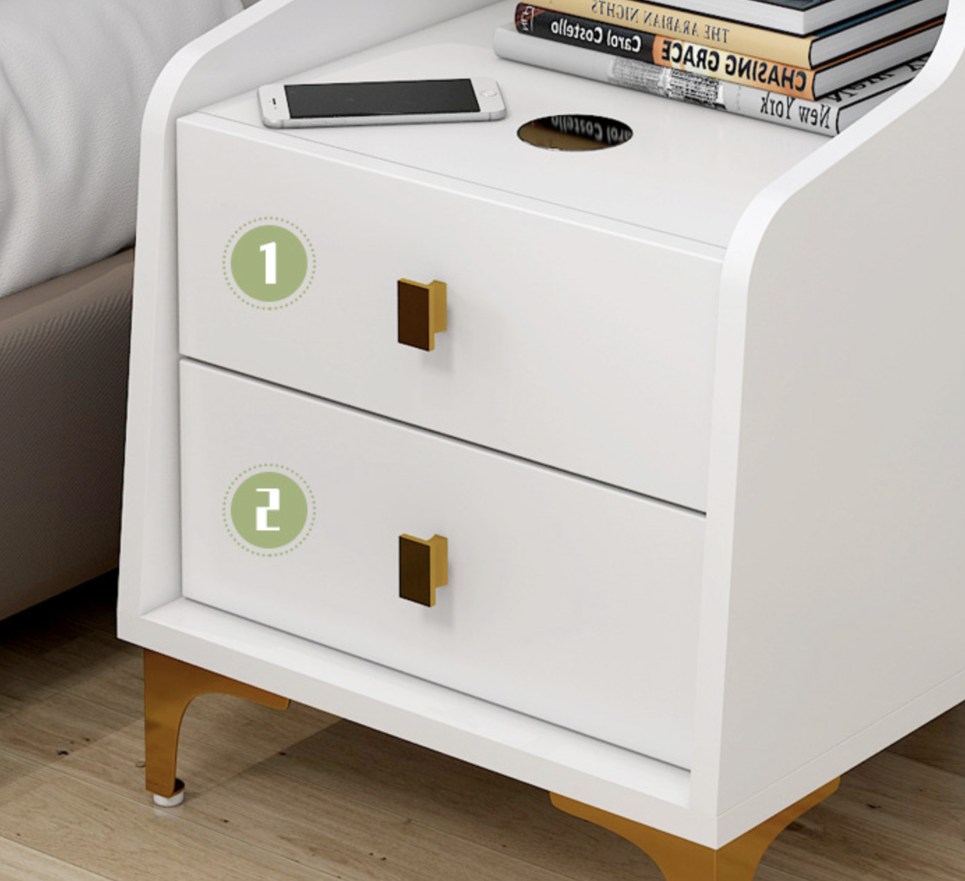 Velador Con Cargador Inalambrico 40*34*58cm-3