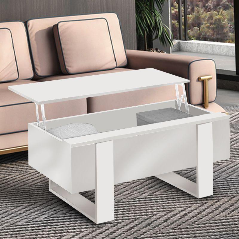 Mesa De Centro Elevable Para Living 105x55x40cm Norteamericana-0