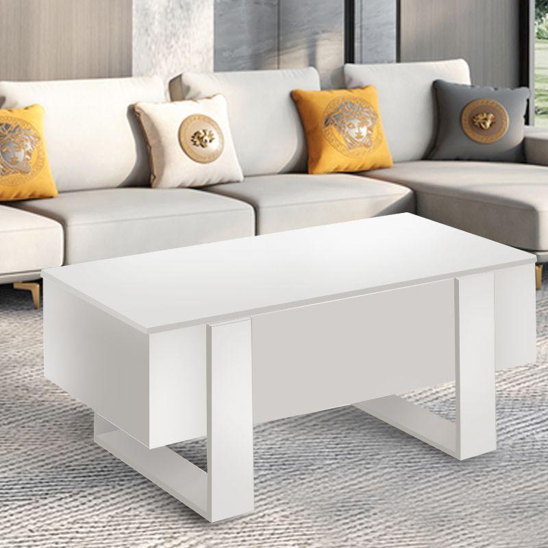 Mesa De Centro Elevable Para Living 105x55x40cm Norteamericana-1