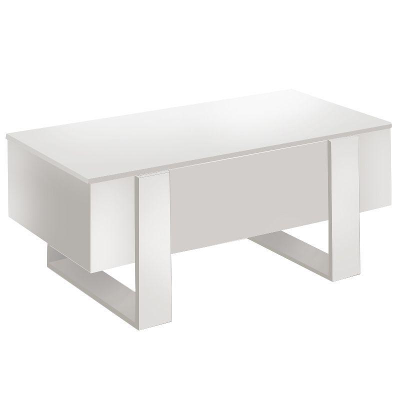 Mesa De Centro Elevable Para Living 105x55x40cm Norteamericana-3