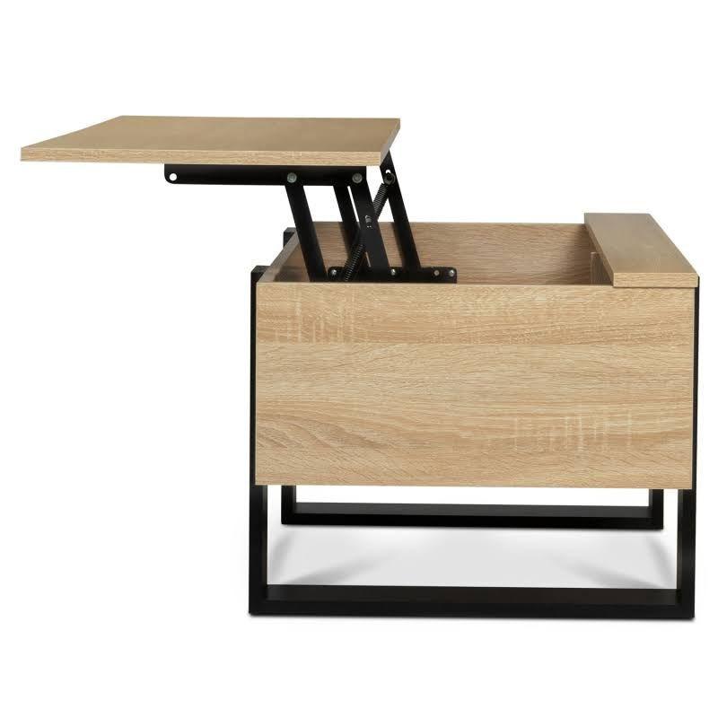 Mesa De Centro Elevable Para Living 105x55x40cm Norteamericana-4