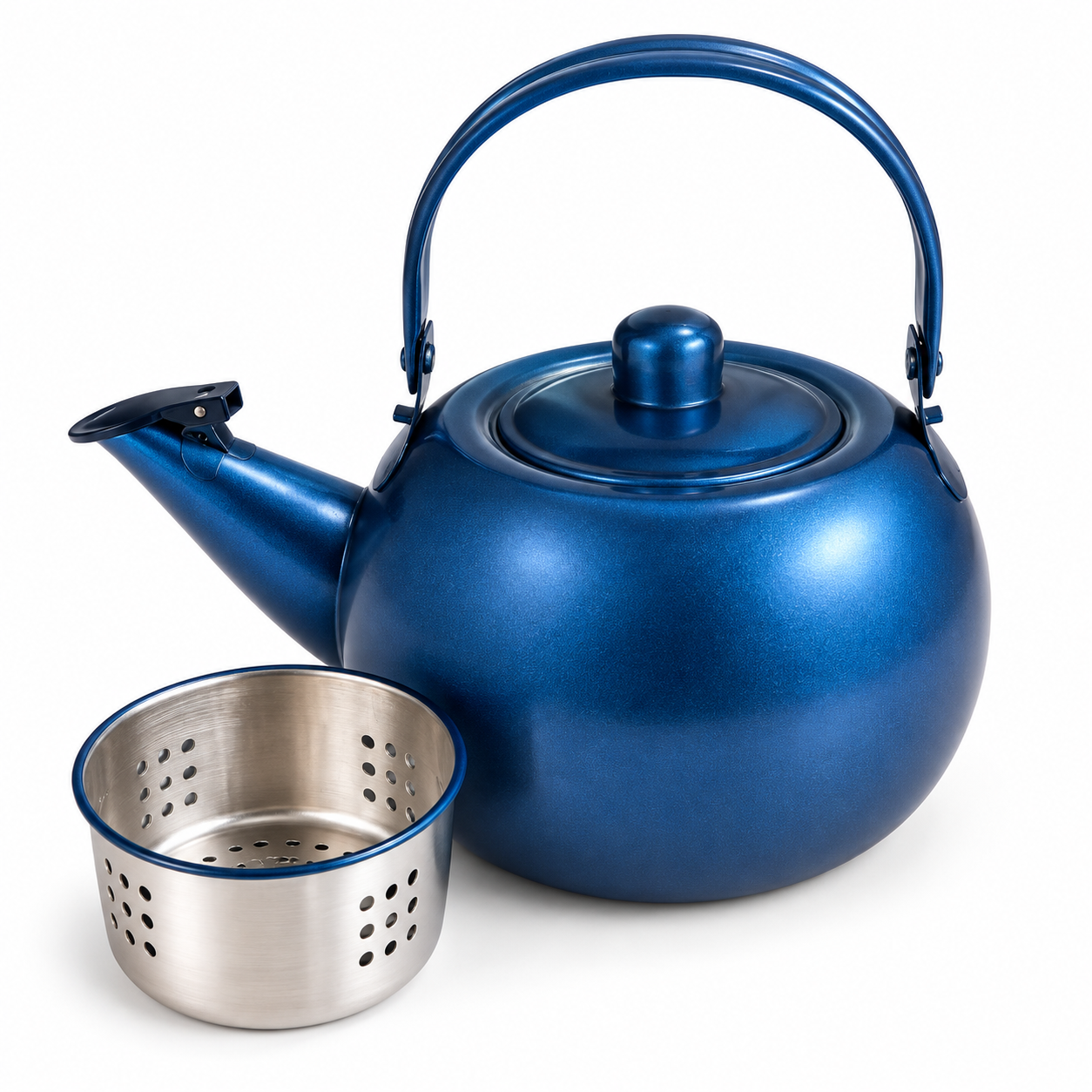 Tetera de Te TOMISA Berlier 0.9 Litros con Filtro Azul-0