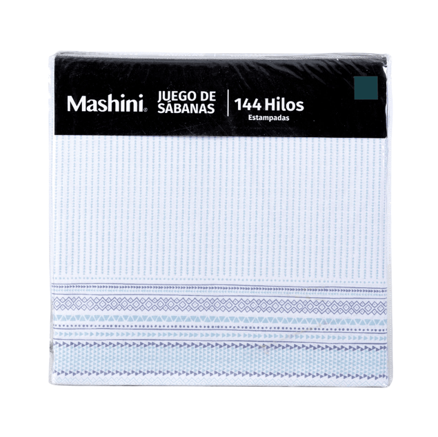 Sábana 1.5 Plazas 144 Hilos Estampada Trento-2