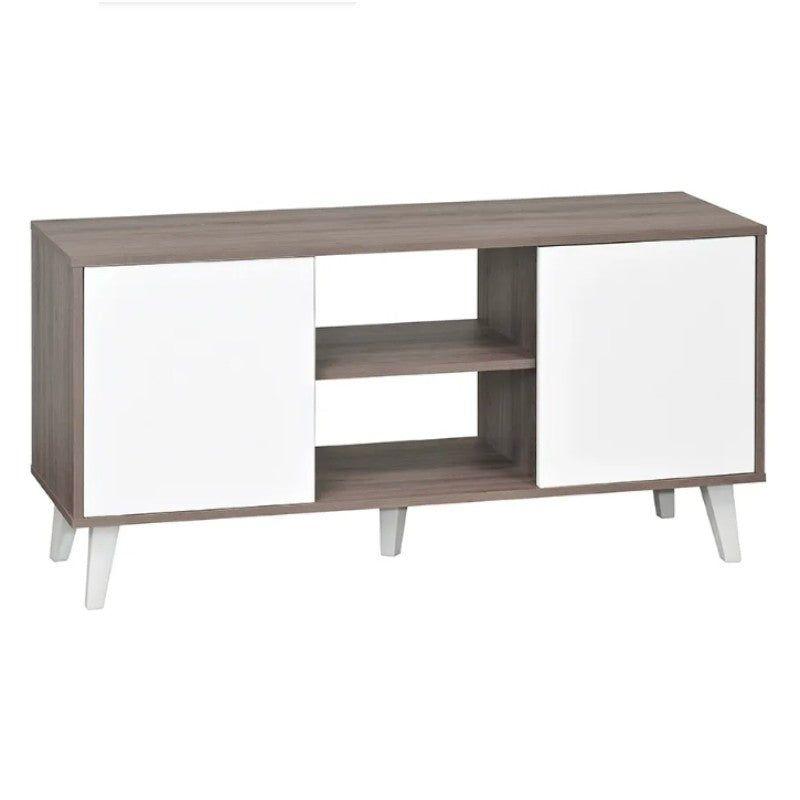 Rack Tv Atlanta Roble Santana/Blanco-0