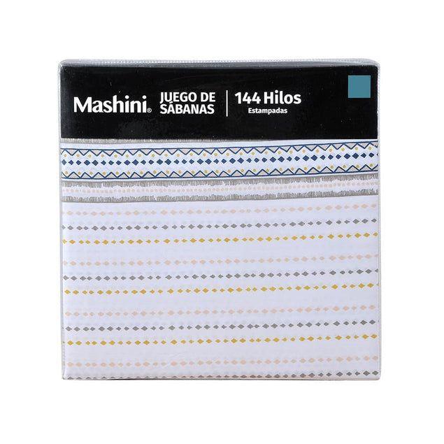 Sábana King 144 Hilos Estampado Azafrán-2