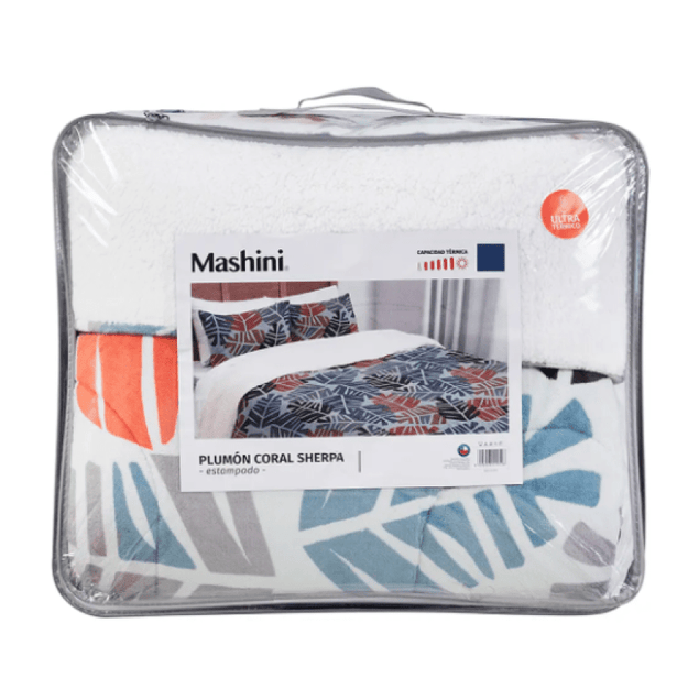 Plumón Coral Sherpa  2 Plazas Novo-2