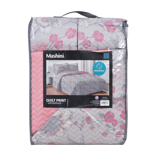 Quilt 1.5 Plazas Microfibra Estampado Hatillo-2