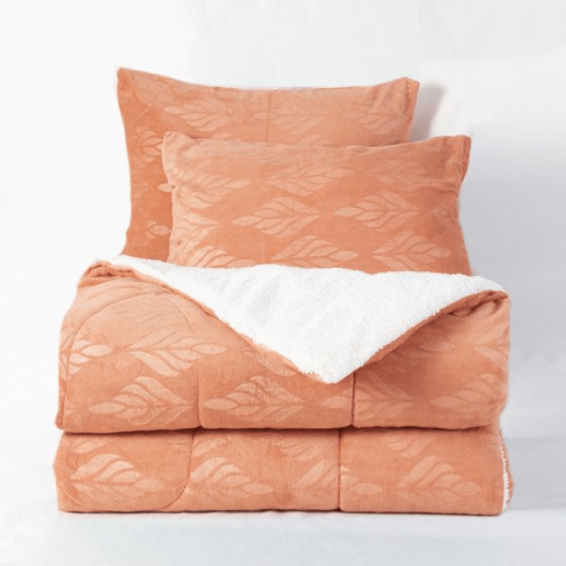 Plumón Coral Emboss 1.5 Plazas Coral-3