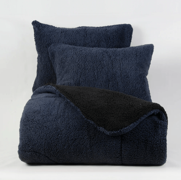 Plumón Sherpa/Sherpa 1.5 Plazas Negro Gris-1