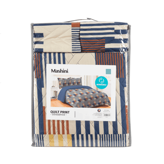 Quilt 2 Plazas Microfibra Estampado Rodano-2
