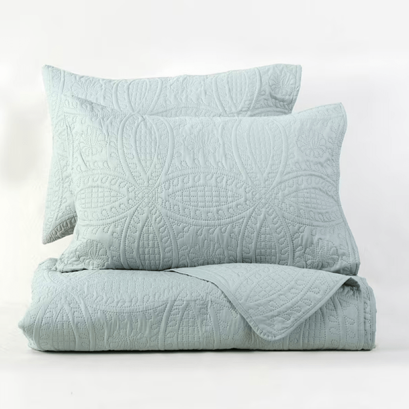 Quilt King Plazas Microfibra Portugal Verde-2