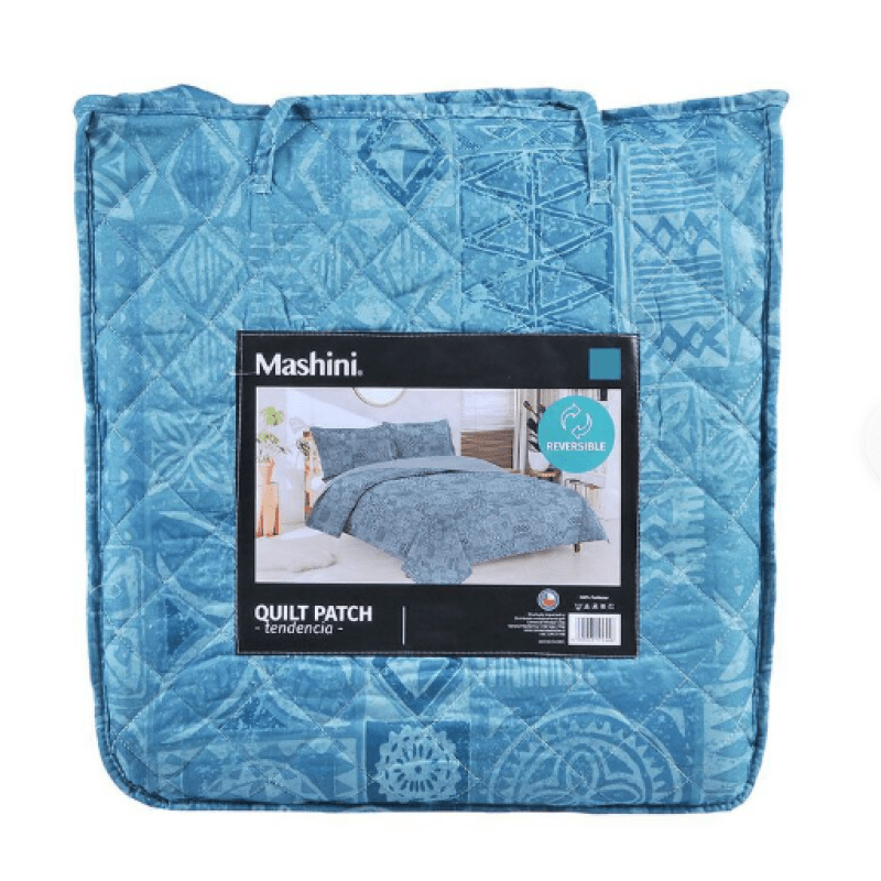 Quilt 1.5 Plazas Cosido Patchwork Tauro-3