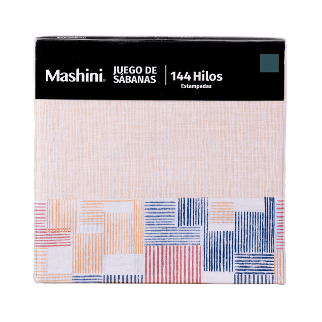 Sábana 2 Plazas 144 Hilos Estampada Bari-2