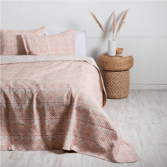 Quilt 2 Plazas Portugal Estampado Ginger-0