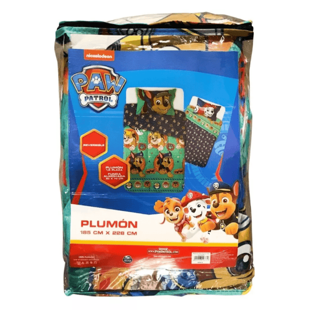 Plumón 1.5 Plazas Paw Patrol 2-4