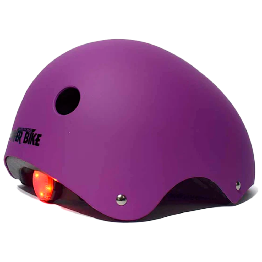 Casco Urbano con Luz Purpura Talla S-4