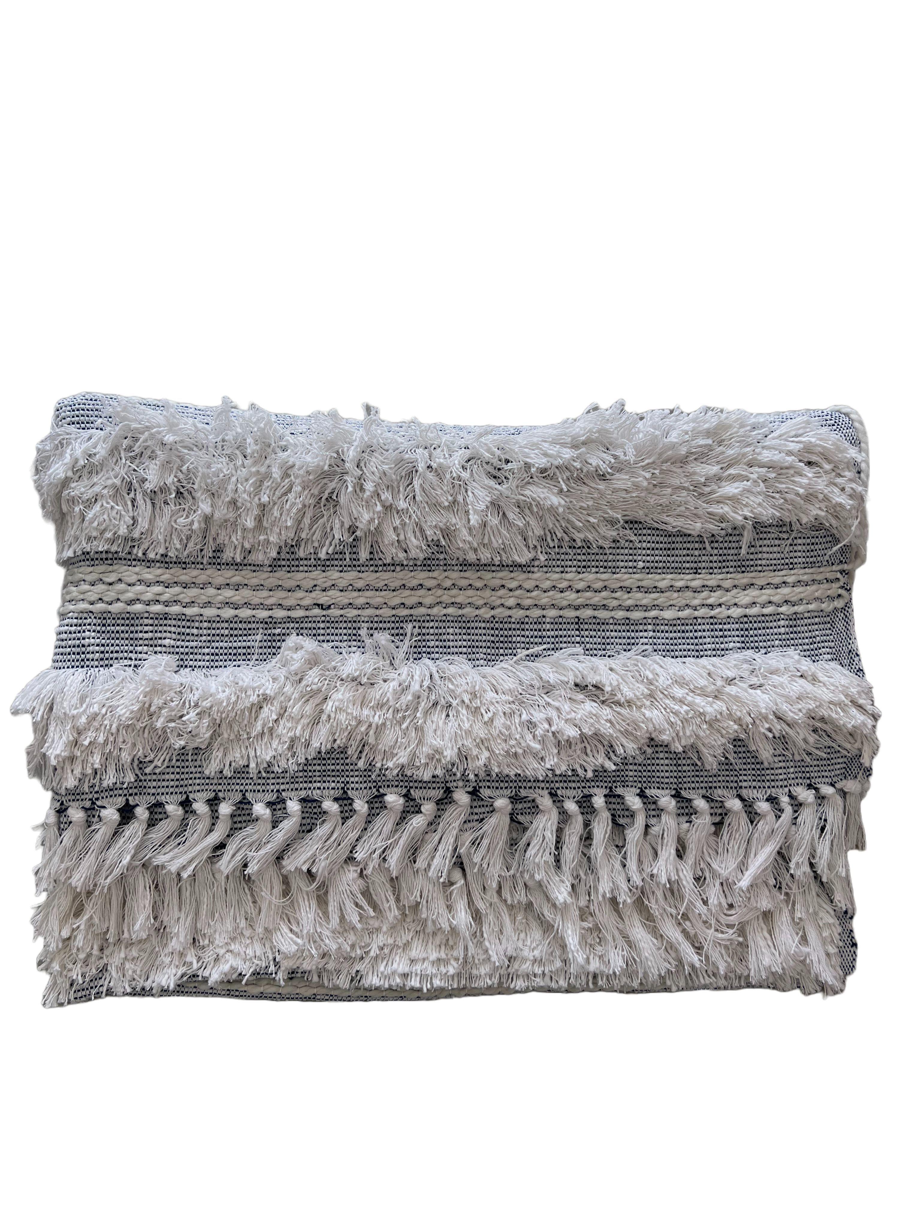 Manta azul 100% Algodón-0