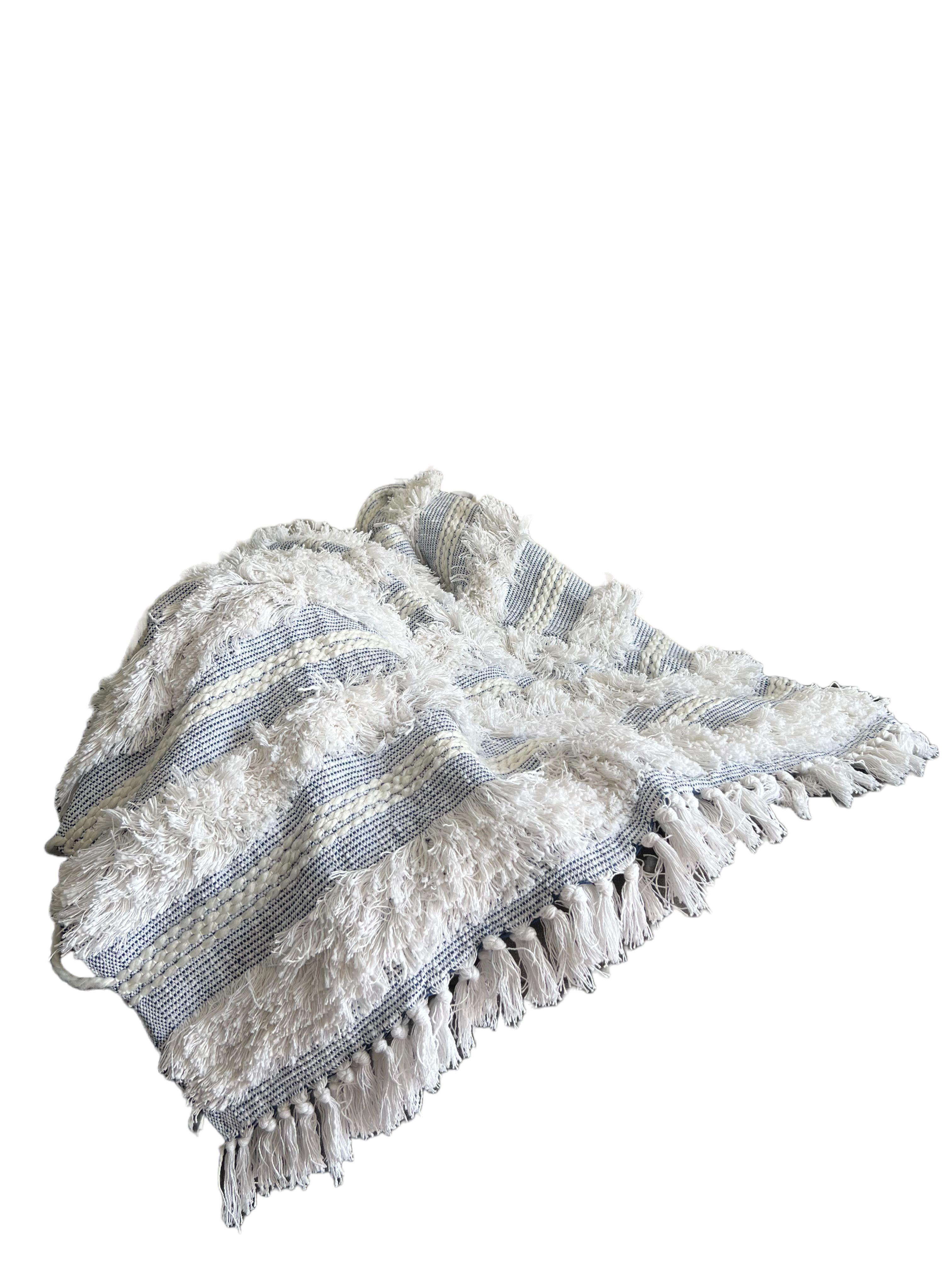 Manta azul 100% Algodón-1