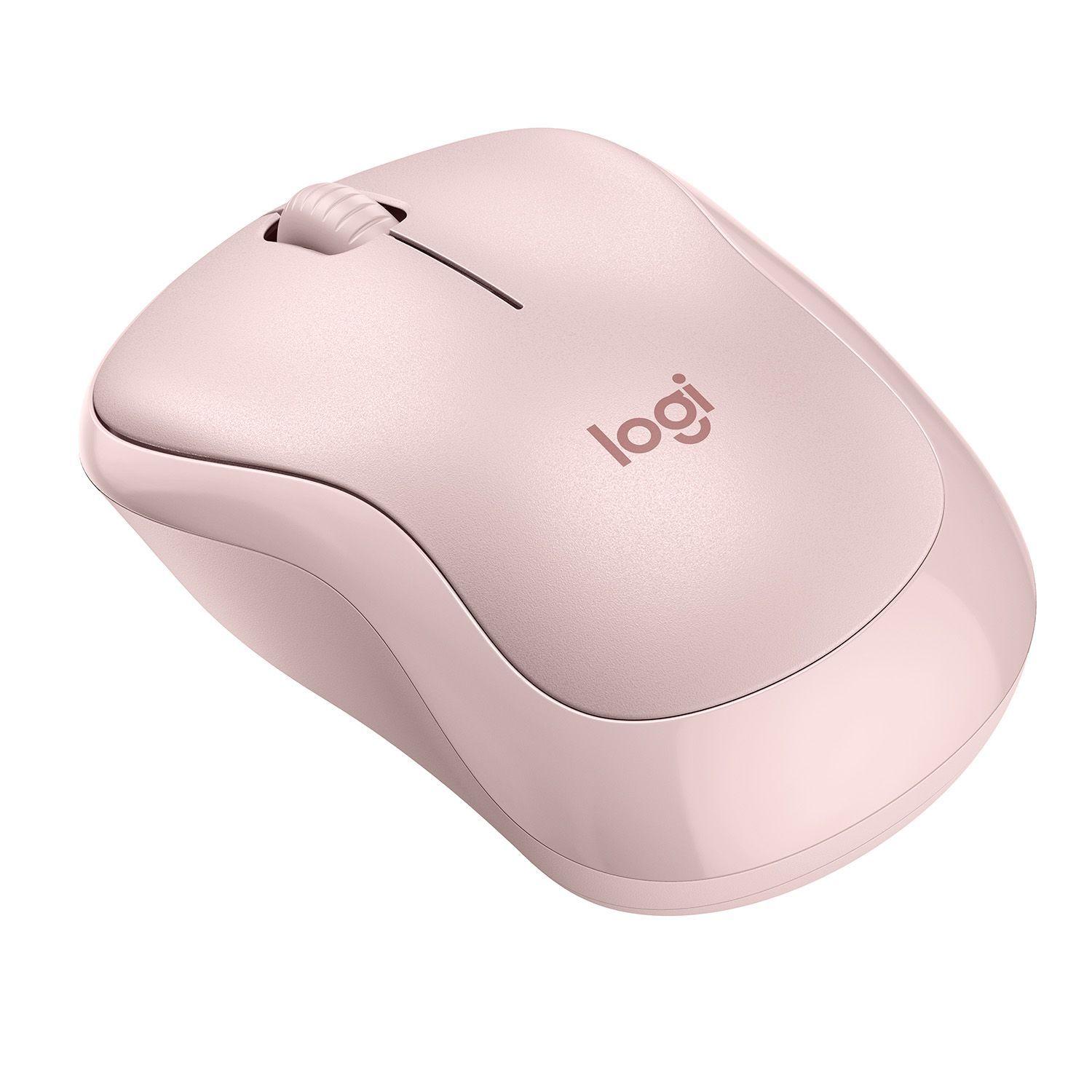 Mouse Inalambrico Bluetooth Logitech M240 Rosado Silent-4