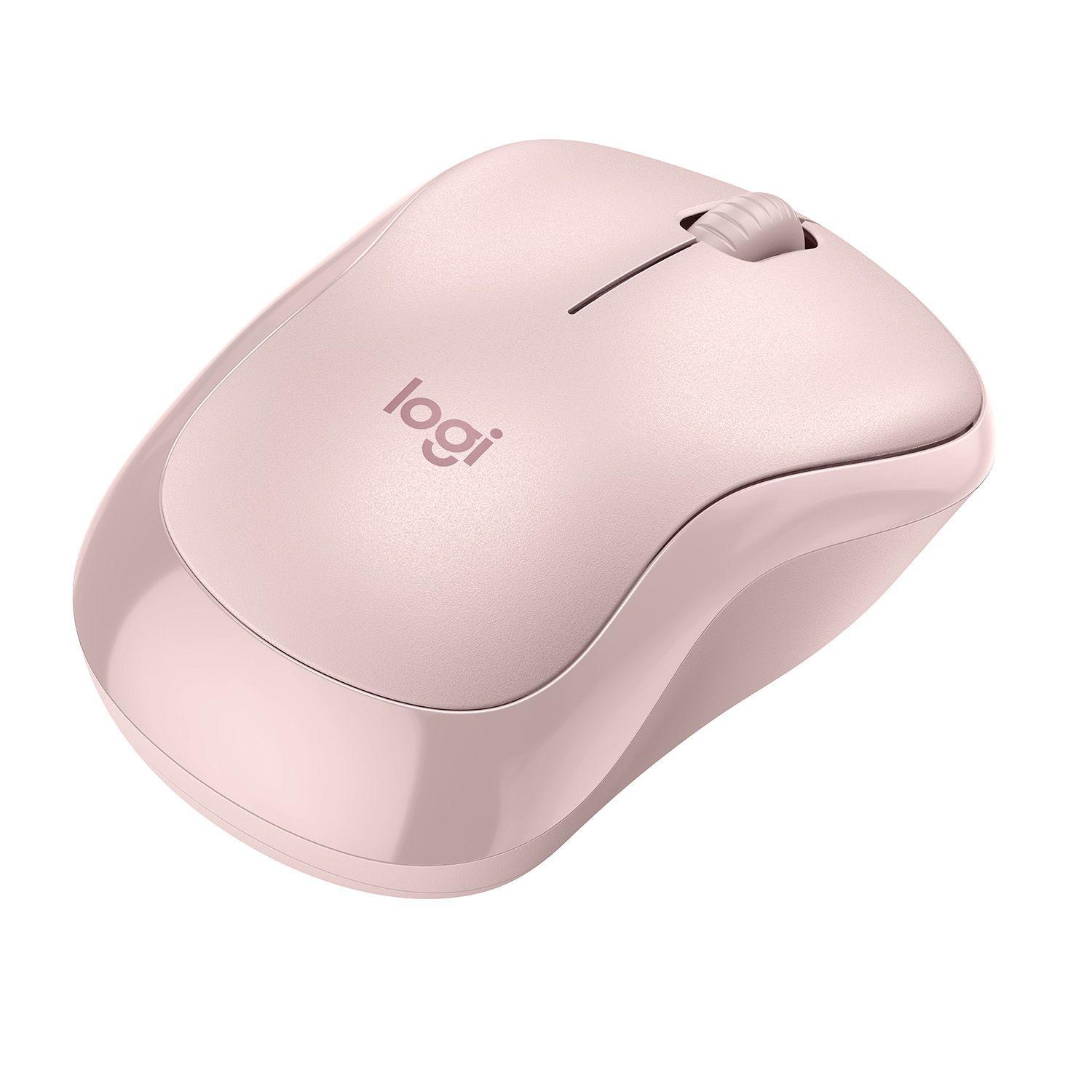 Mouse Inalambrico Bluetooth Logitech M240 Rosado Silent-5