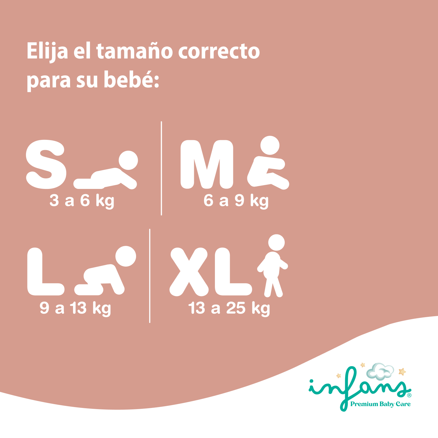 Pañal Infans Super Premium Talla L 8x30u 240u-4