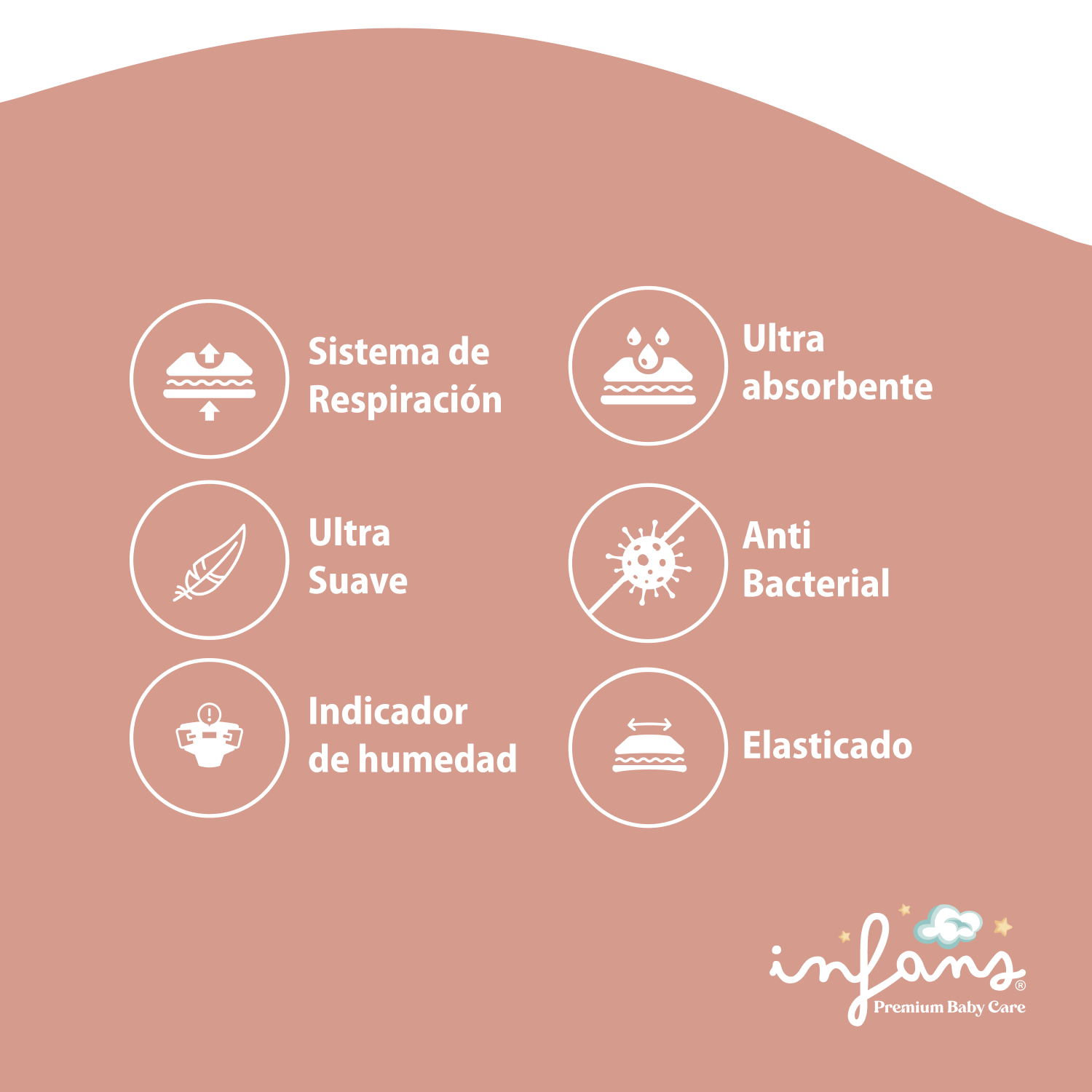 Pañal Infans Super Premium Talla L 4x30u 120u-3