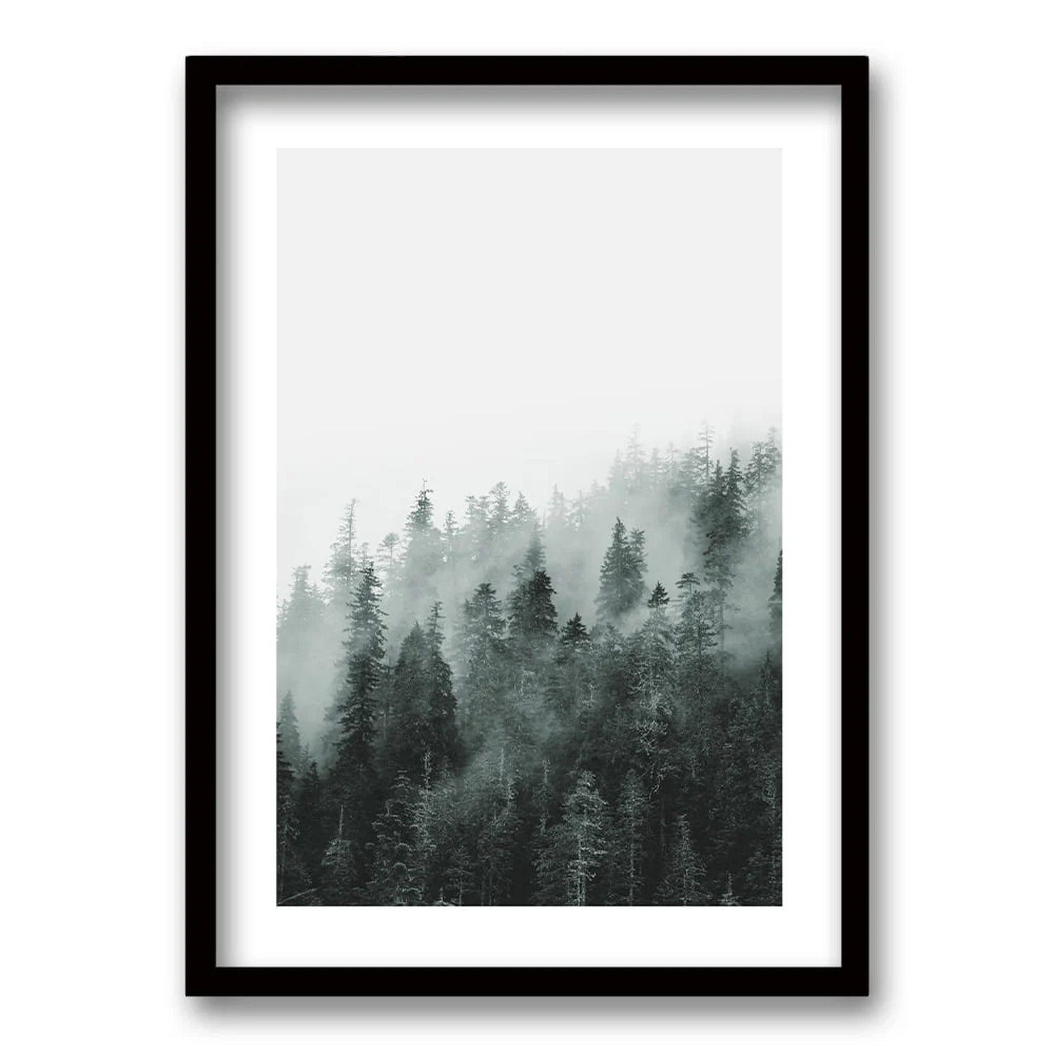 Cuadro Bosque BN - 40x30 cm-0