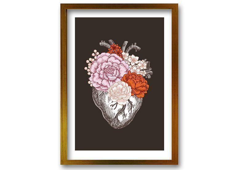 Cuadro ilustración Flor de vida - 40x30 cm-0