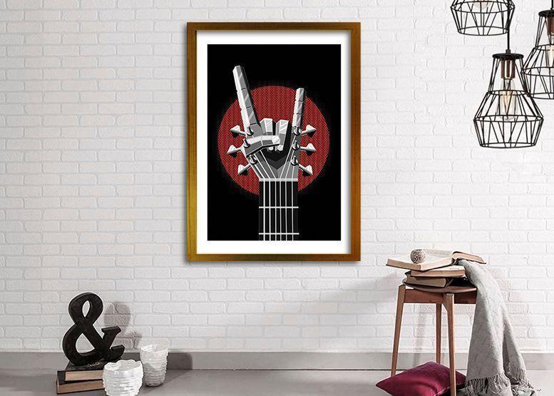 Cuadro 70x50 cm ilustración You rock-1